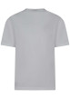 Thumbnail T-shirt blanc uni avec une coupe droite à col rond et nom de la marque - Image 2