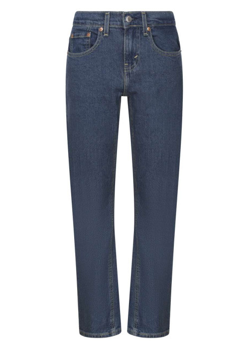 Jean 551 en coton indigo avec une coupe droite et des poches