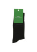 Thumbnail Chaussettes hautes noires unies avec nom de la marque en gris anthracite - Image 3