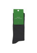 Thumbnail Chaussettes hautes grises unies avec nom de la marque en noir - Image 3