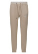 Thumbnail Pantalon de jogging beige uni avec une coupe slim et une taille haute