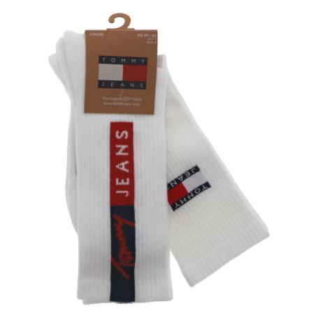 Lot de 2 paires de chaussettes hautes en coton...