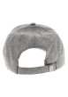 Thumbnail Casquette gris clair unie avec nom de la marque en bijoux décoratifs à l'avant - Image 2