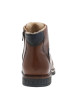Thumbnail Bottines en cuir cognac à semelle à talon plat avec une doublure intérieure - Image 6