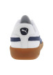 Thumbnail Sneakers multisport en cuir de vachette bleu marine avec nom de la marque - Image 6