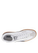 Thumbnail Sneakers multisport en cuir de vachette bleu marine avec nom de la marque - Image 4