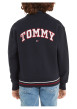 Thumbnail Bomber en coton marine uni avec une coupe droite et un col bomber - Image 5