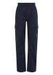 Thumbnail Pantalon Cargo en coton marine uni avec une coupe regular fit