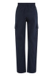 Thumbnail Pantalon Cargo en coton marine uni avec une coupe regular fit - Image 2