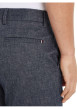 Thumbnail Pantalon Chino marine chiné avec une coupe slim et un style 4 poches - Image 3