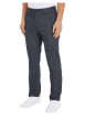 Thumbnail Pantalon Chino marine chiné avec une coupe slim et un style 4 poches - Image 4