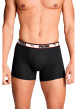 Thumbnail Lot de 2 Boxers classique en coton uni noir et gris avec taille élastiquée - Image 4