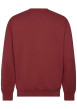 Thumbnail Sweat en coton bordeaux uni avec un col rond et un patch sur la poitrine - Image 2