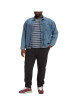 Thumbnail Pantalon Chino en coton noir uni avec une coupe droite et 4 poches - Image 4