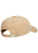 Thumbnail Casquette strapback en coton biologique camel unie avec broderie - Image 2