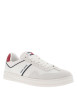 Thumbnail Baskets basses tennis en cuir blanc avec nom iconique sur le côté et lacets plats - Image 3