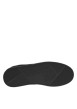 Thumbnail Sneakers en cuir noires plates avec fermeture zippée et lacets plats enduits - Image 5