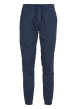 Thumbnail Pantalon de jogging en coton biologique bleu marine uni à coupe slim