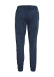 Thumbnail Pantalon de jogging en coton biologique bleu marine uni à coupe slim - Image 3