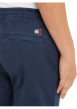 Thumbnail Pantalon de jogging en coton biologique bleu marine uni à coupe slim - Image 5