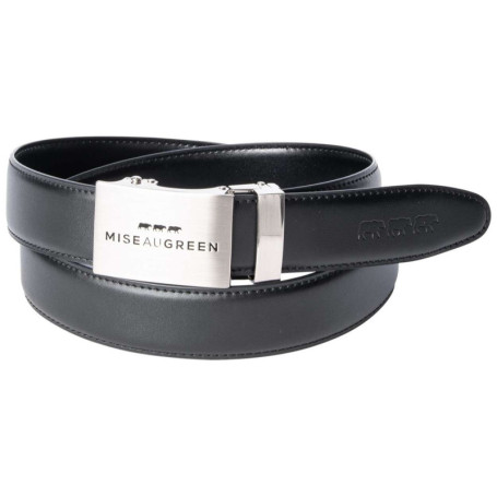 Ceinture en coton noire unie avec extrémité en...