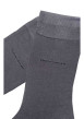 Thumbnail Chaussettes hautes grises unies avec nom de la marque en noir - Image 2
