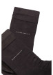 Thumbnail Chaussettes hautes marrons unies avec nom de la marque en beige - Image 2