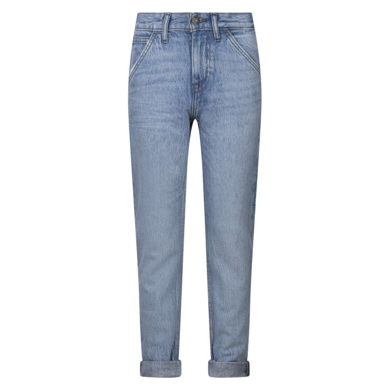 Teddy Smith - Jean En Coton Stone Avec Une Coupe Droite Et Un Patch Au Nom De La Marque - Stone