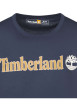 Thumbnail T-shirt en coton marine uni avec nom iconique et une coupe droite - Image 3