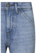 Thumbnail Jean en coton stone avec une coupe droite et un patch au nom de la marque - Image 3