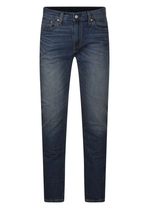 Jean 512 bleu délavé avec une coupe slim et une taille intermédiaire