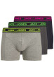 Thumbnail Lot de 3 boxers classiques en coton multicolore à coupe fermée