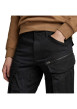 Thumbnail Pantalon 5 Poches en coton noir uni avec une coupe droite et des poches - Image 9