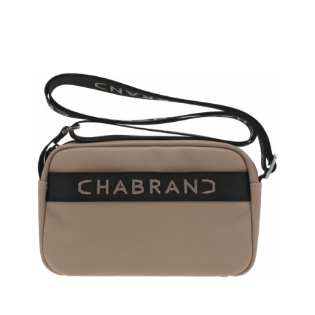 Sacoche beige unie avec une sangle réglable et...