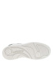 Thumbnail Baskets tennis blanches et vertes à talon plat et à lacets plats - Image 5