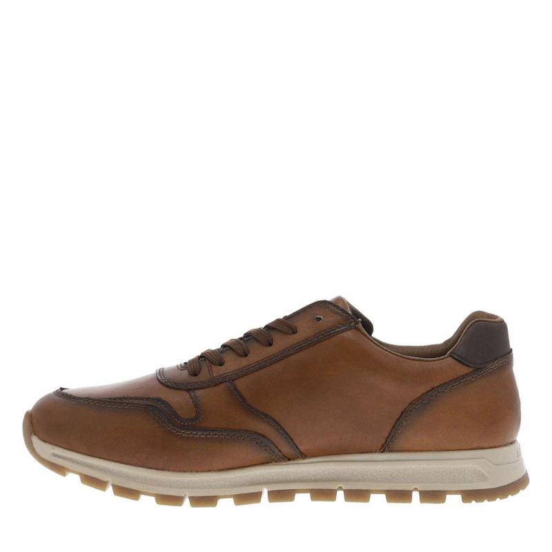 Rieker® - Sneakers Cognac Plates Avec Lacets Plats Marron Et Zip Latéral - Cognac Rieker® - Sneakers Cognac Plates Avec Lacets Plats Marron Et Zip Latéral - Cognac