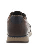 Thumbnail Sneakers marron à talon plat et à lacets plats et zip latéral - Image 6