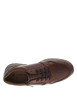 Thumbnail Sneakers marron à talon plat et à lacets plats et zip latéral - Image 4