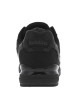 Thumbnail Sneakers noires à talon plat et à lacets plats noirs avec patch - Image 6