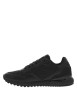 Thumbnail Sneakers noires à talon plat et à lacets plats noirs avec patch - Image 2