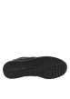 Thumbnail Sneakers noires à talon plat et à lacets plats noirs avec patch - Image 5