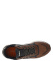 Thumbnail Sneakers brandy à talon plat et à lacets plats bicolores et patch rond - Image 4