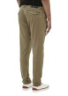 Thumbnail Pantalon Chino Irwix kaki uni en coton à coupe slim avec cordon de serrage - Image 3