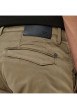 Thumbnail Pantalon Chino Irwix kaki uni en coton à coupe slim avec cordon de serrage - Image 4