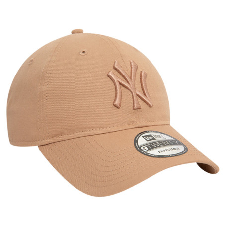 Casquette strapback réglable en coton camel...