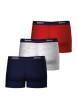 Thumbnail Lot de 3 Boxers classiques multicolores unis avec une coupe fermée - Image 3