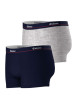 Thumbnail Lot de 2 Boxers classiques multicolores unis avec une coupe fermée - Image 3