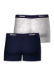 Thumbnail Lot de 2 Boxers classiques multicolores unis avec une coupe fermée - Image 4