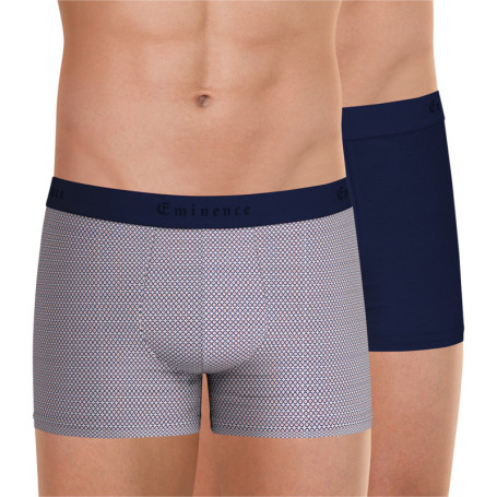 Lot de 2 Boxers en coton multicolores à imprimé...