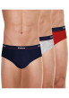 Thumbnail Lot de 3 slips en coton multicolores unis avec une coupe fermée - Image 3